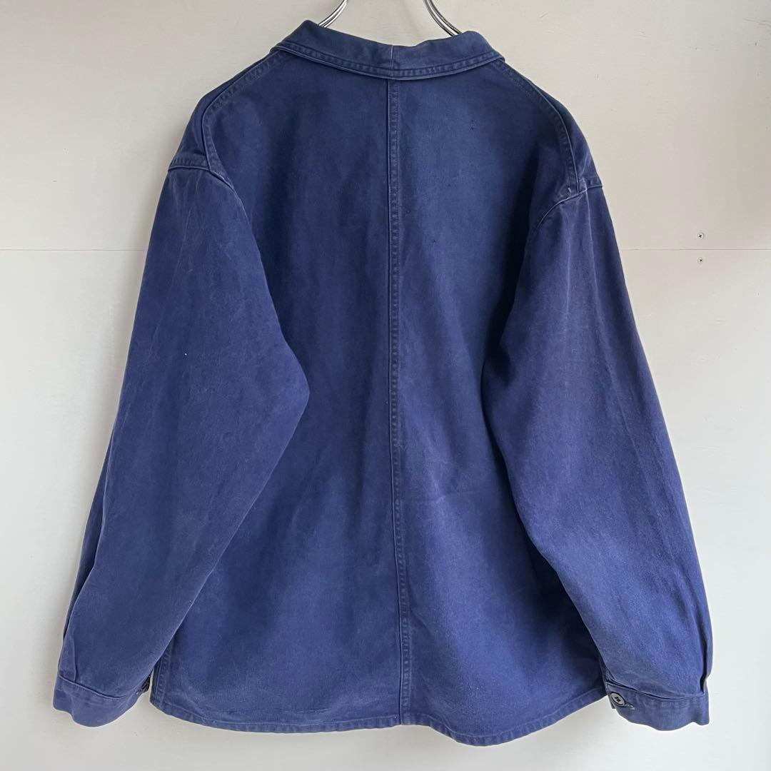 60s 70s フレンチ カバーオール ワークジャケット ユーロ ヴィンテージ