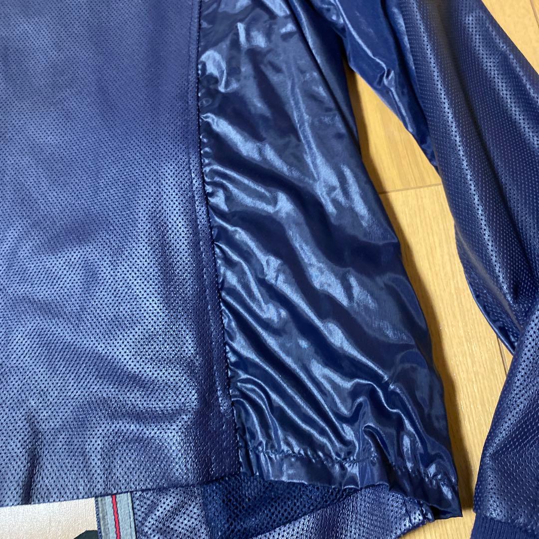ARMANI JEANS パンチング加工シングルライダース風ジャンパー