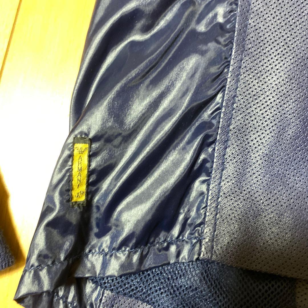 ARMANI JEANS パンチング加工シングルライダース風ジャンパー