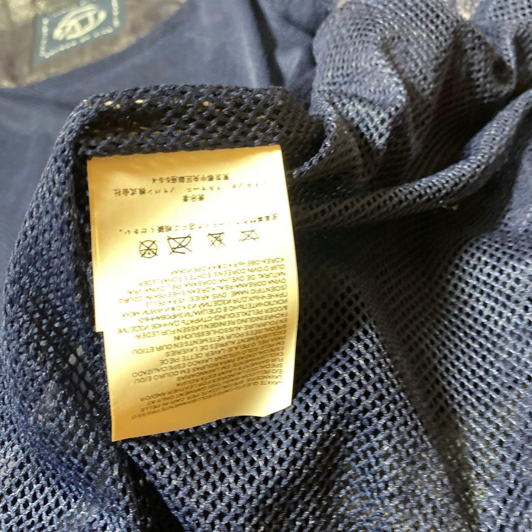 ARMANI JEANS パンチング加工シングルライダース風ジャンパー
