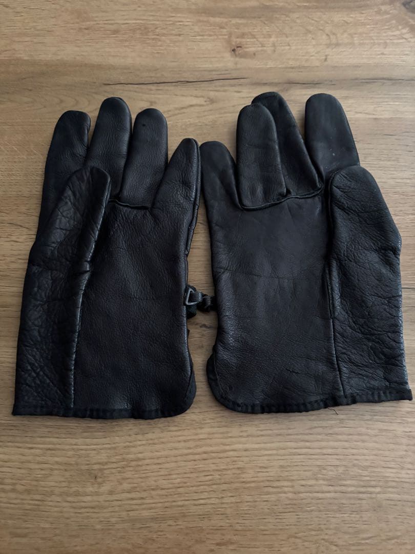 NIXMFG レザーグローブ 美品　ブラック