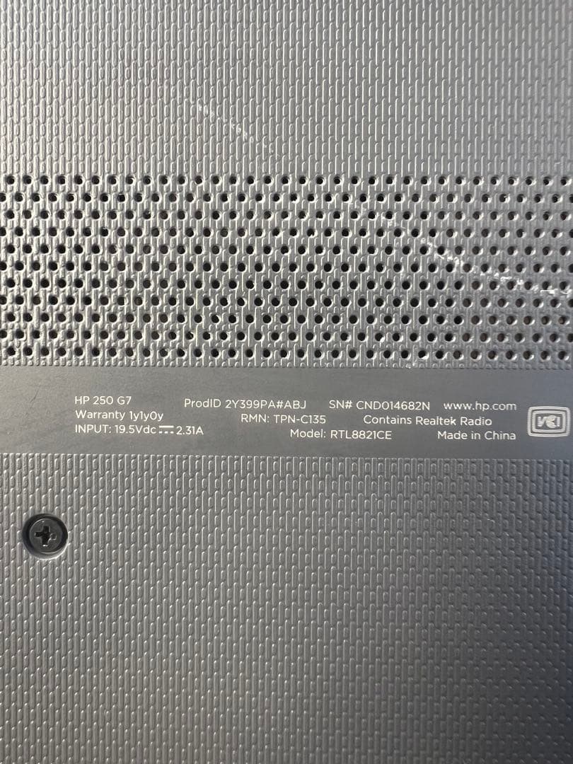 HP ノートPC Intel Core i3 ブラック