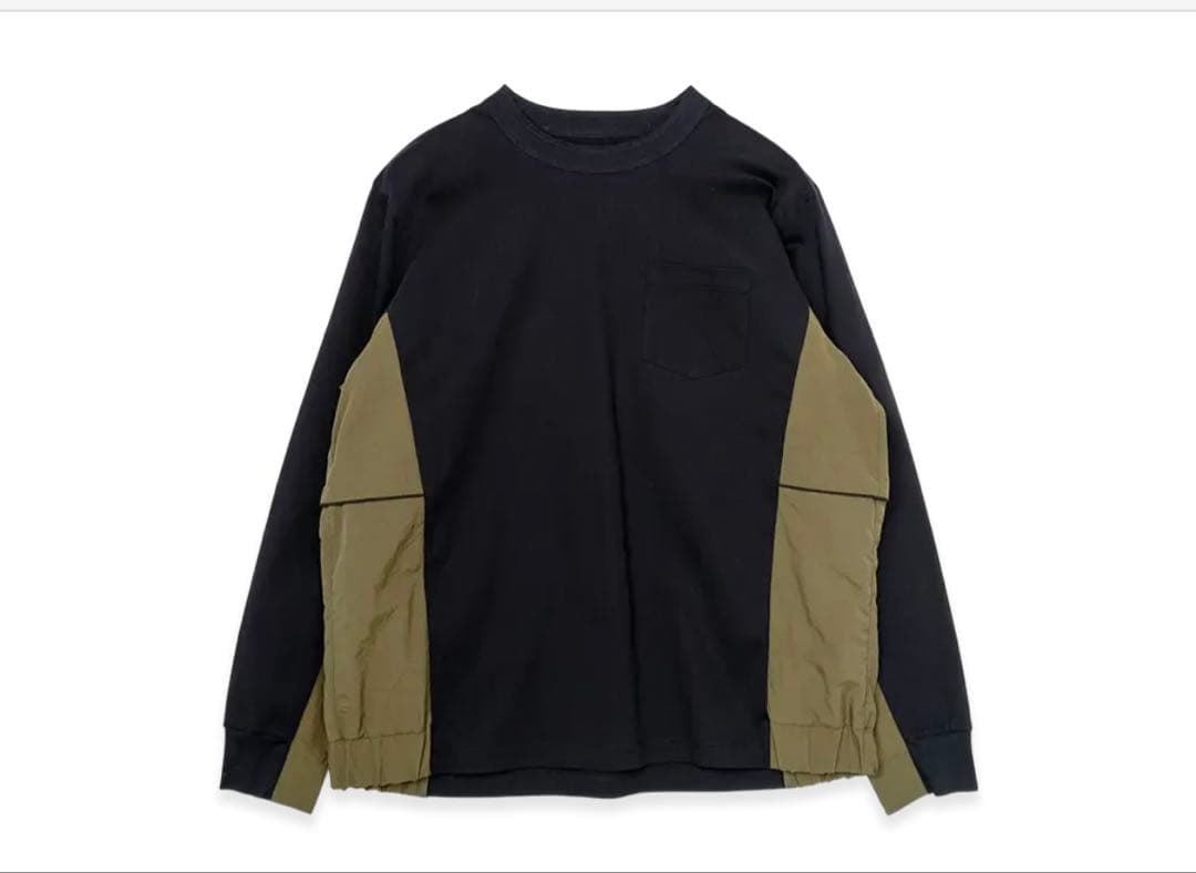 sacai Taslan Nylon x Cotton Jersey サカイ