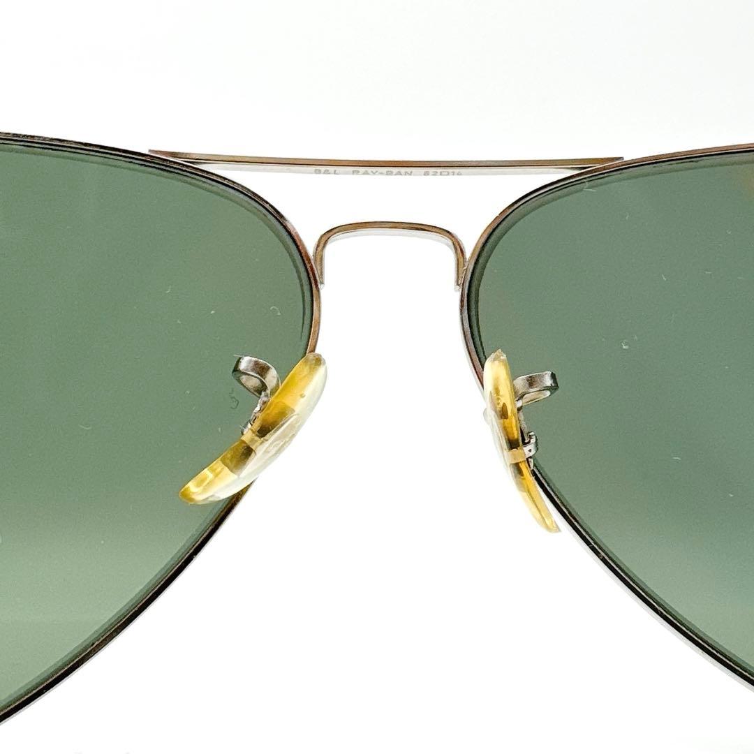 B＆L レイバン　サングラス　ティアドロップ　USA　シルバー　メンズ 【美品】