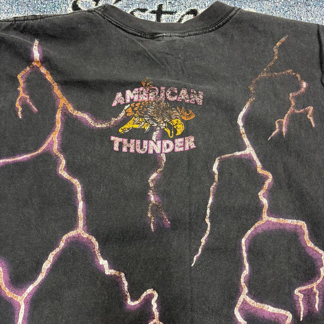 90s American Thunder ピットブル サンダー tシャツ ベスト