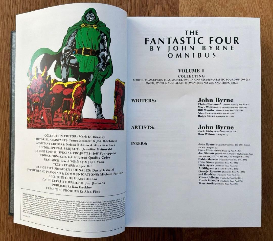 値下げ❗️Fantastic Four Omnibus J. Byrne アメコミ