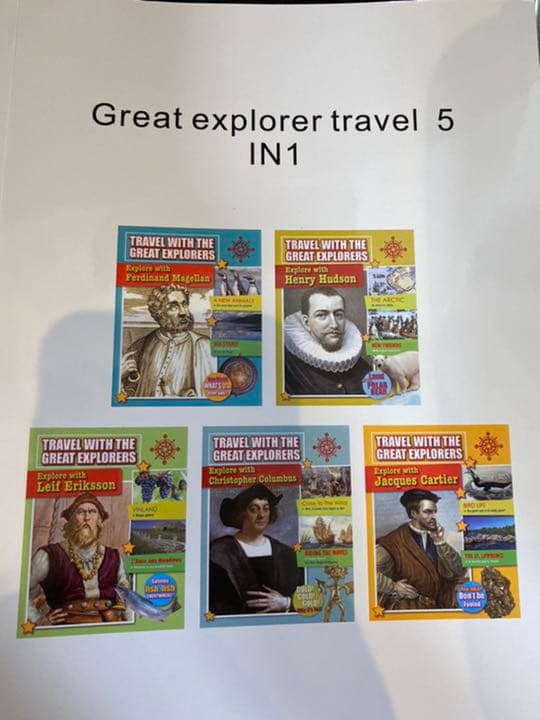 Travel with the great explorer 5 in 1 2冊
