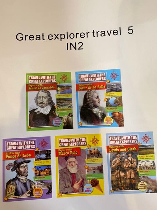 Travel with the great explorer 5 in 1 2冊