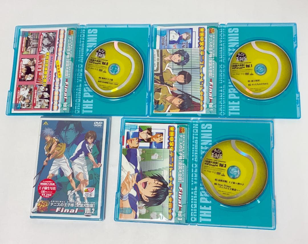 テニスの王子様 全国大会編 セル品 DVDセット
