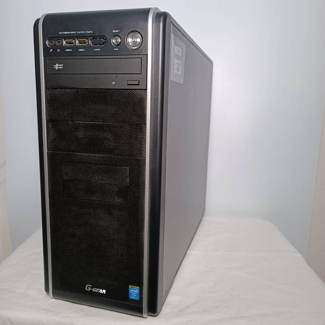 【激安ゲーミングPCフルセット】i7 GTX MS Office G-GEAR