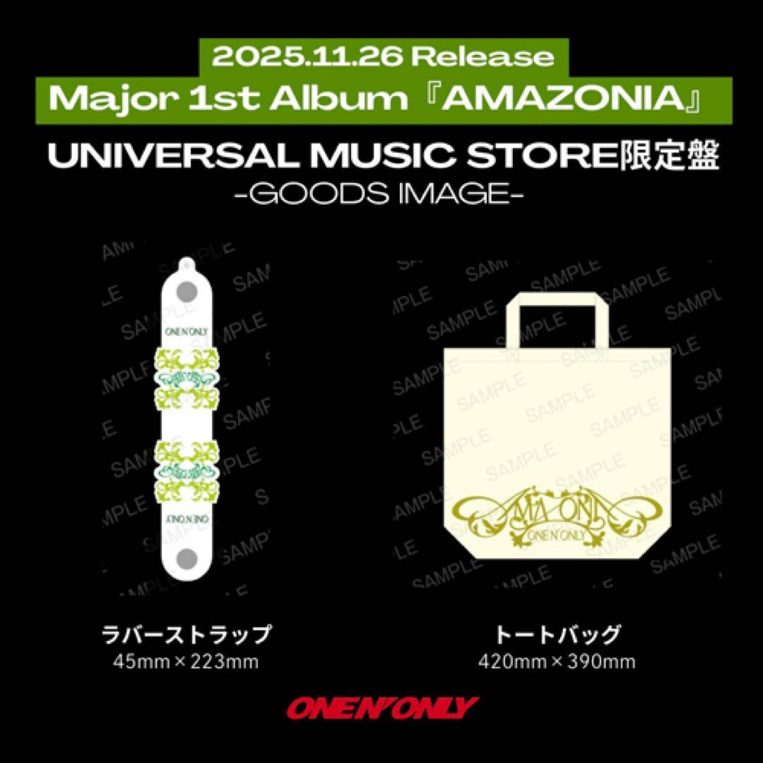 ONE N’ ONLY AMAZONIAグッズ付き