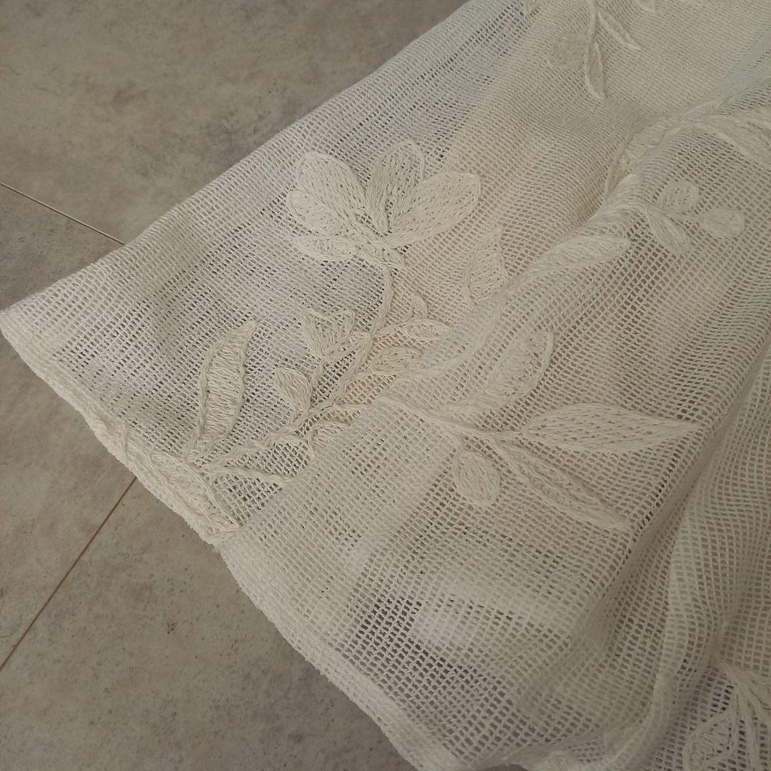 クロシェ刺繍マーメイドスカート アプワイザーリッシェ 春服