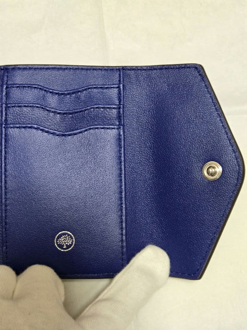 専用出品 Mulberry マルベリー ミニ財布 三折りウォレット ベールグレー