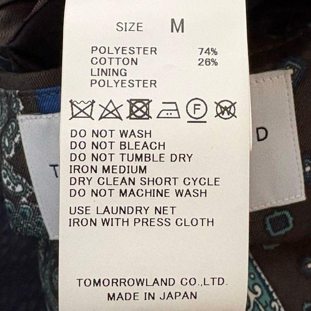 ★シアサッカー★ TOMORROW LAND ダブル 金ボタン 裏地ペイズリー