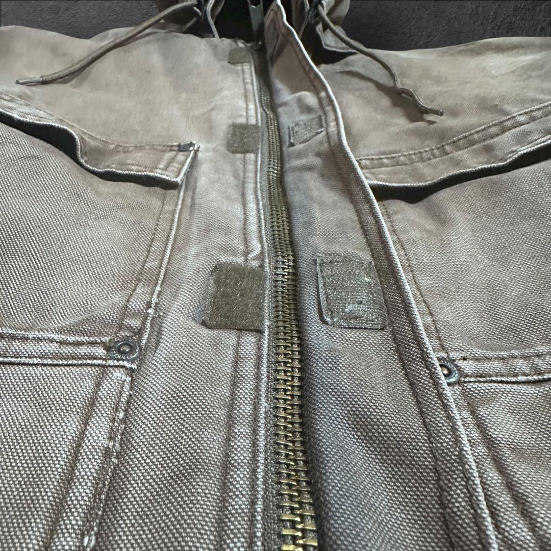 RIDGECUT ダックジャケットトラディショナルコートワークカバーオールフード