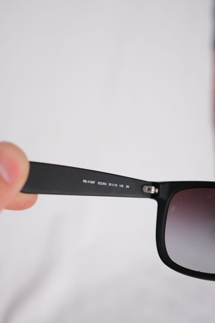 Ray-Ban 4165 ブラックラバー サングラス ケース付 極美品