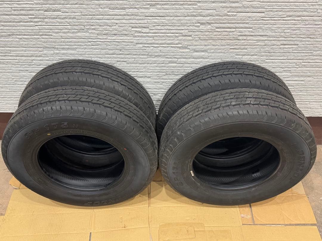 DUNLOP SP 175 N 175/80R15 ４本 新車外し ハイエース