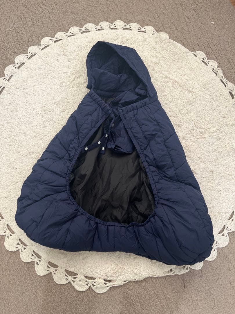 THE NORTH FACE ネイビー 抱っこケープ　シェルブランケット