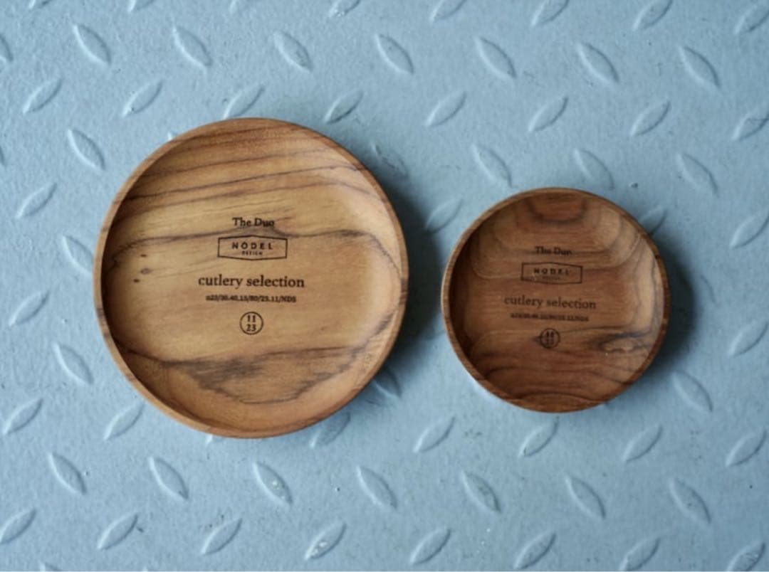 NODEL DESIGN Teak Dish M、S 4セット