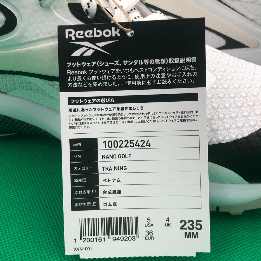 Reebok　ナノ ゴルフ　シューズ　23.5cm【新品】レディース　リーボック