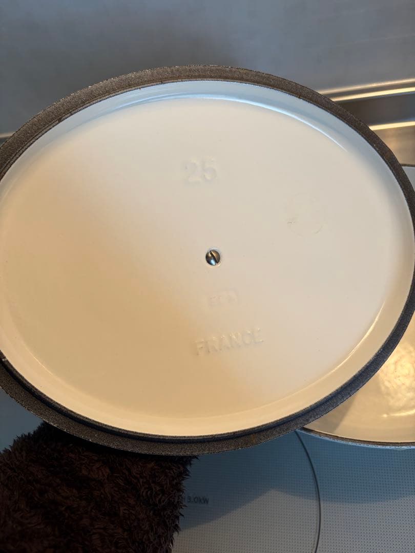 LE CREUSET 両手鍋 25cm ホワイト