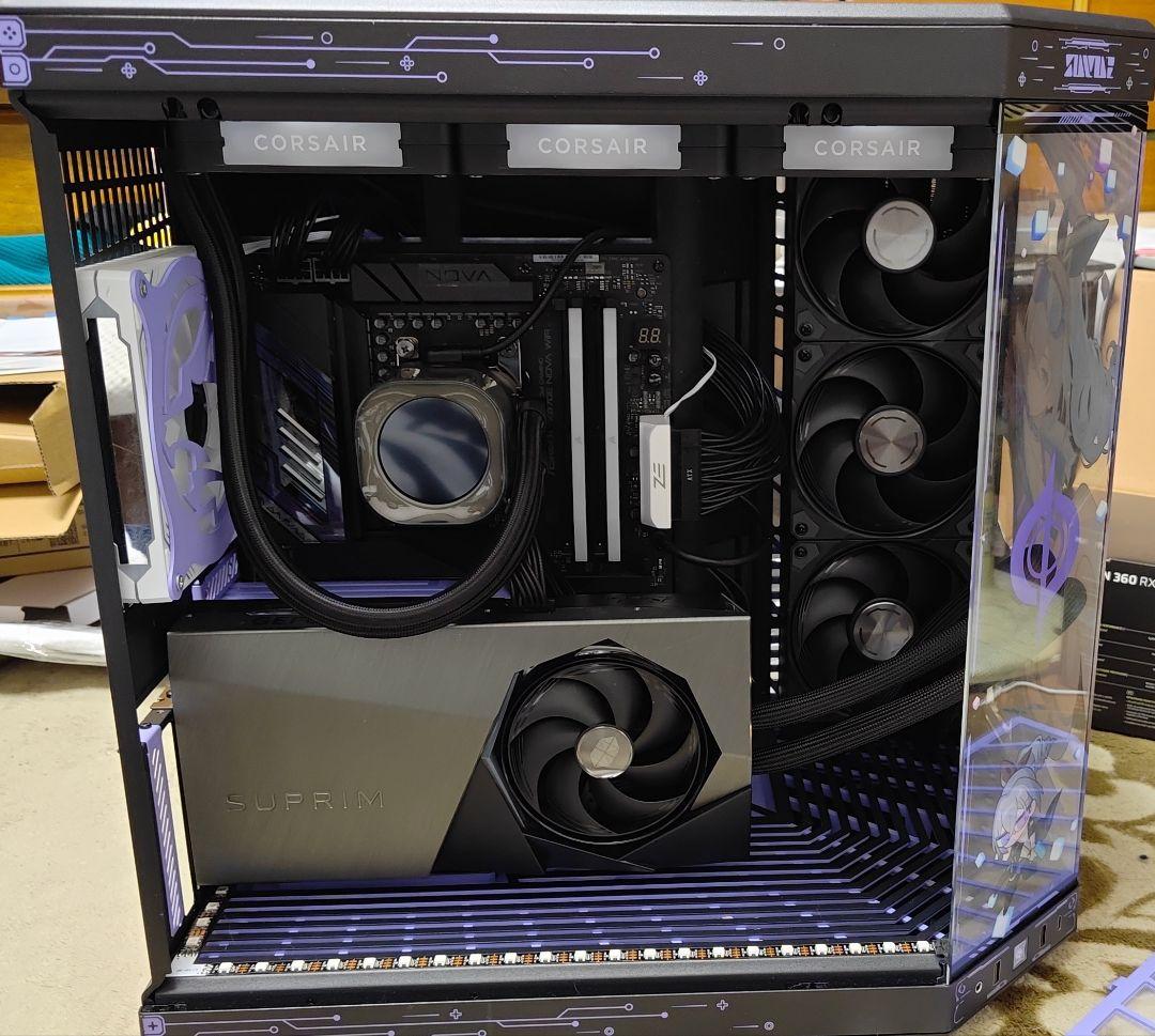(開封済み)MSI RTX 5080 SUPRIM LIQUID OC 簡易水冷