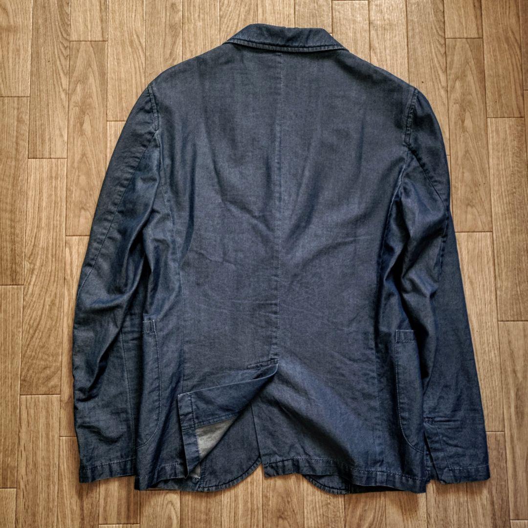 【美品】ジャンネットGIANNETTO インディゴデニムジャケット 44