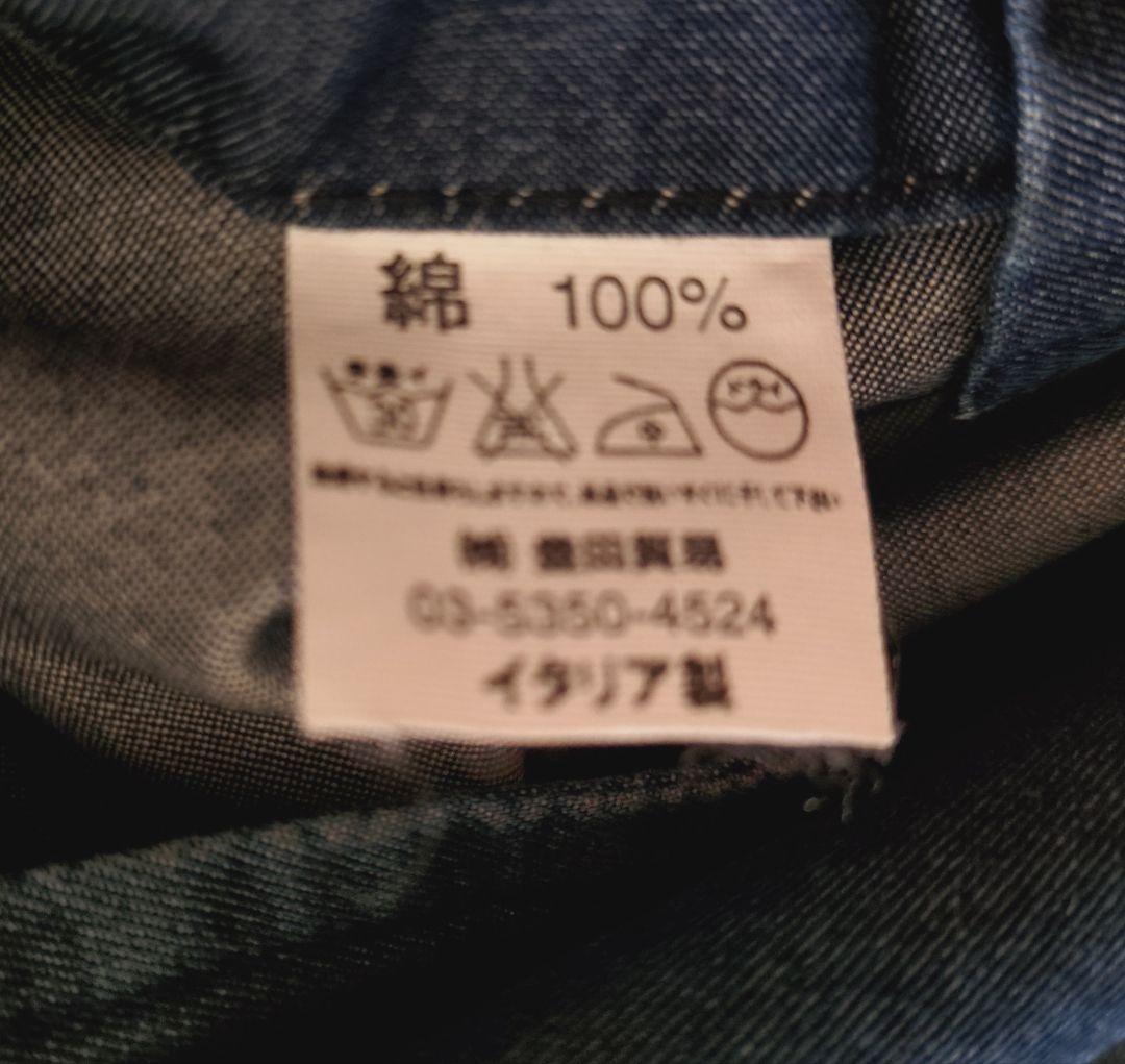 【美品】ジャンネットGIANNETTO インディゴデニムジャケット 44