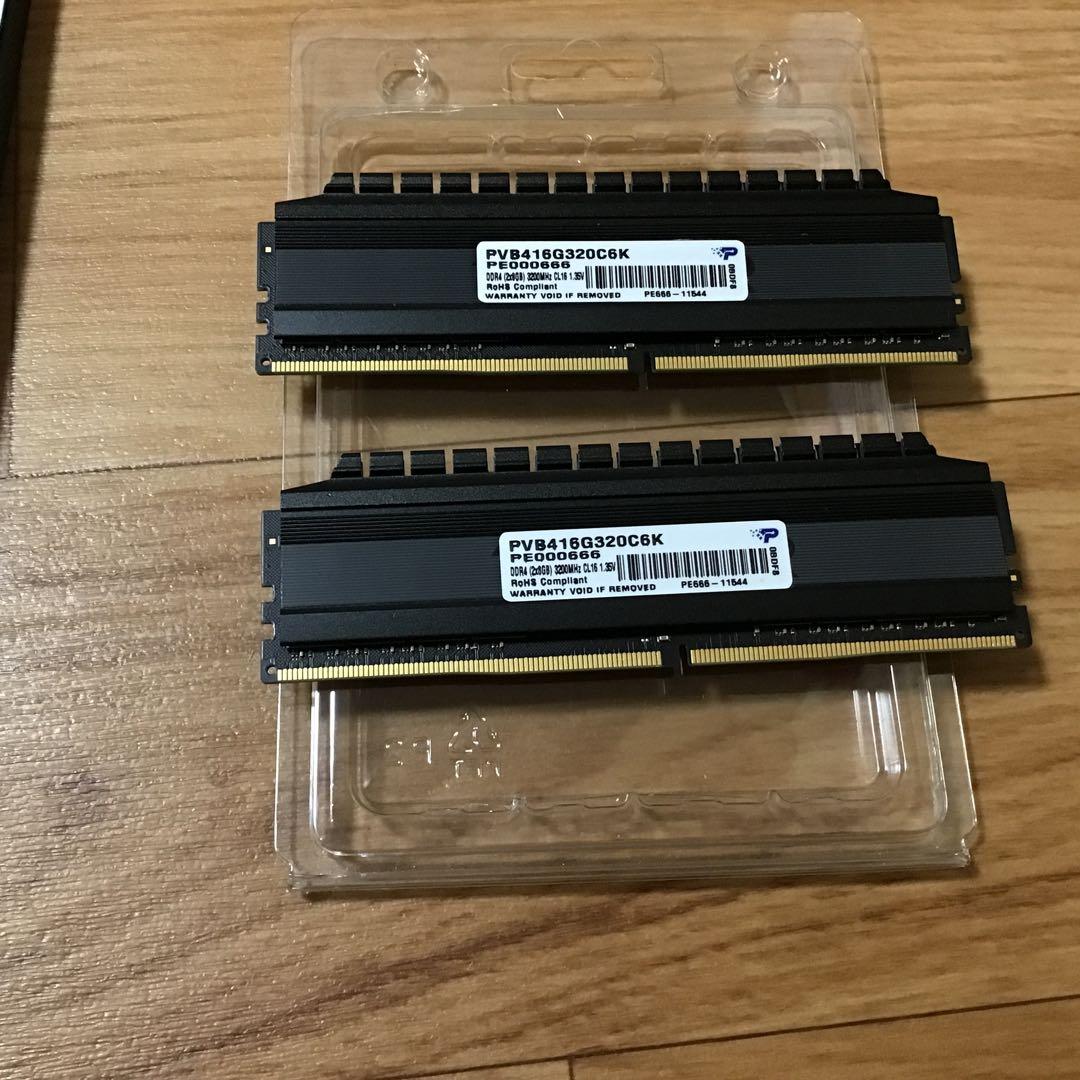 メモリー patriot viper ddr4 3200mhz 16GB