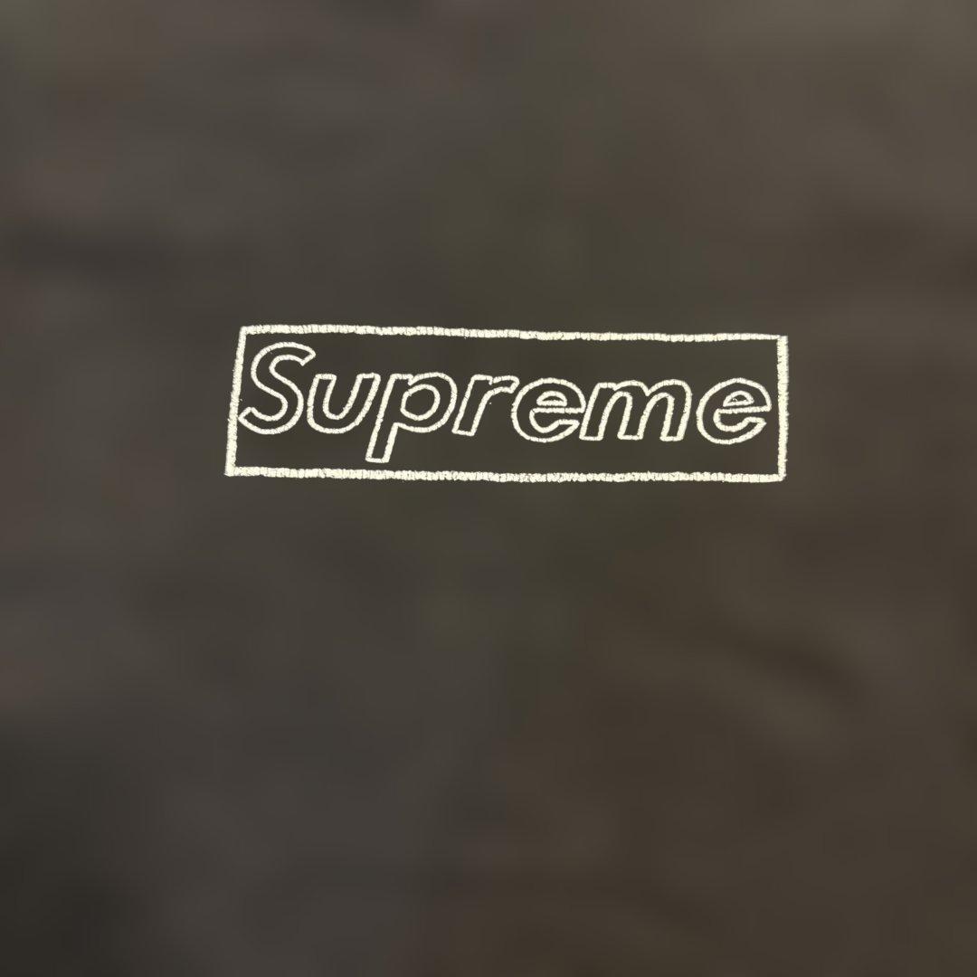 Supreme 黒 ロゴ Tシャツ