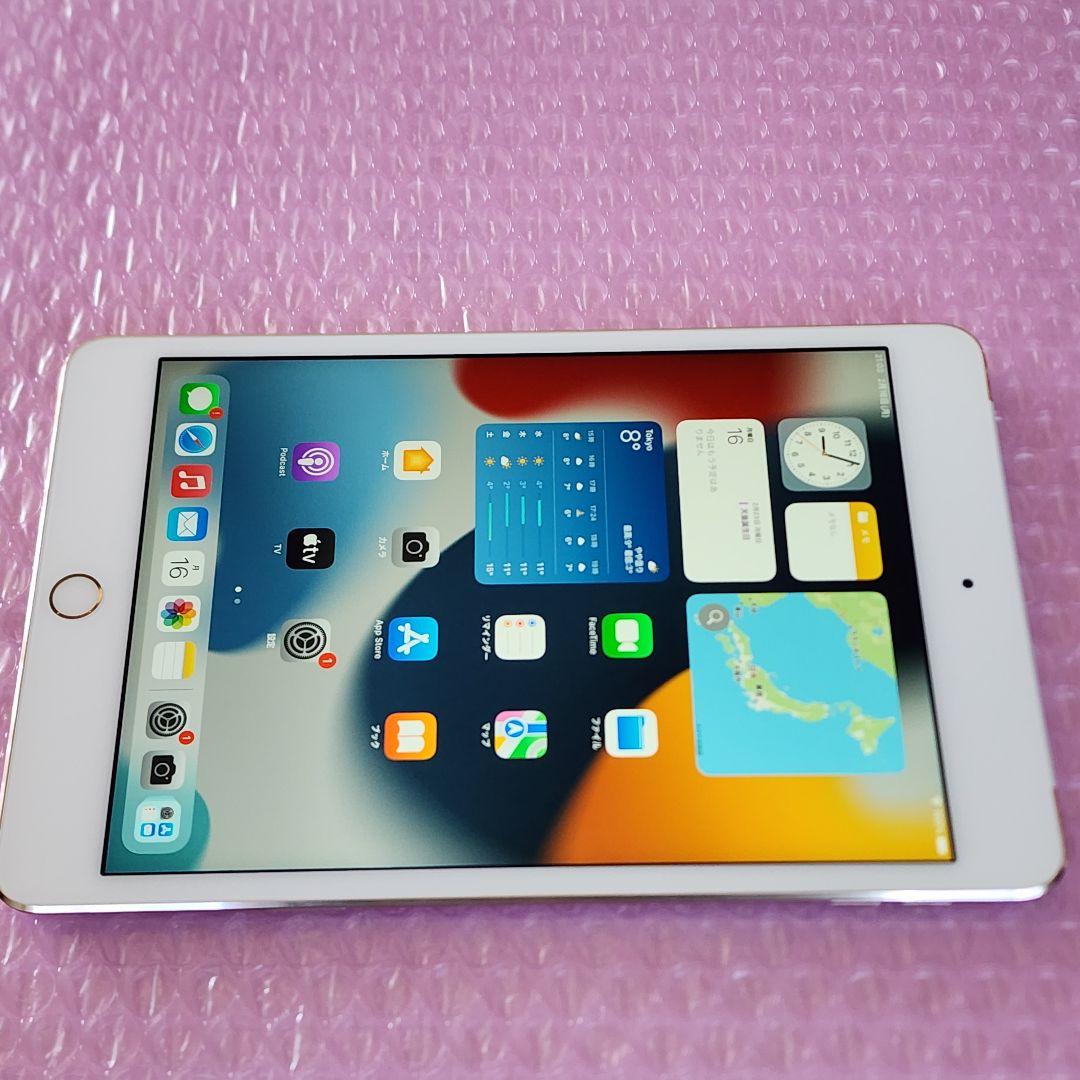 超美品　iPad mini 4　128GB　Wifi + Cellular