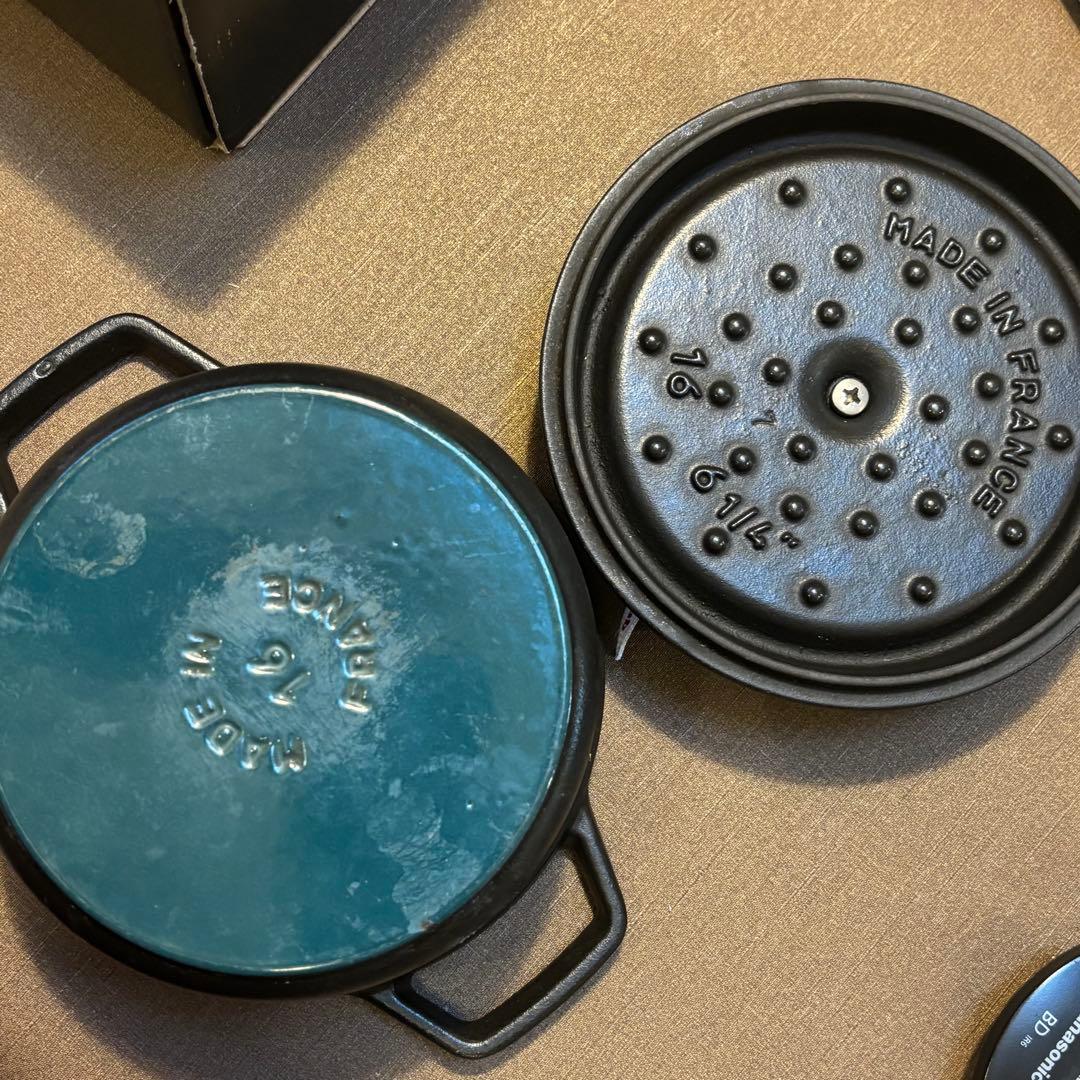 ストウブ（staub）ピコ・ココット ラウンド 16cm ブラック（黒）