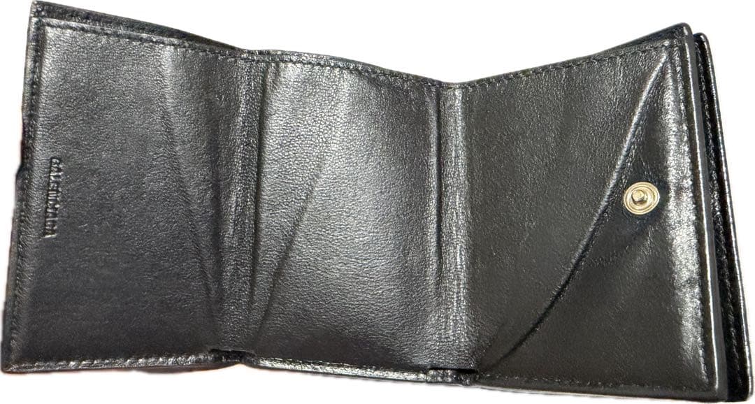 BALENCIAGA 黒 三つ折り財布