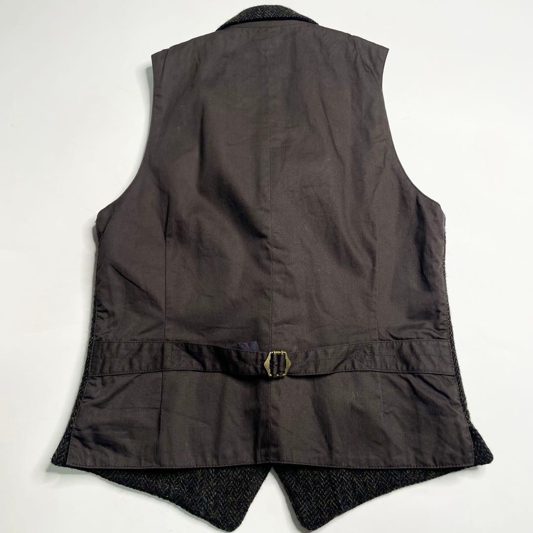 DUFFER × Harris Tweed ヘリンボーンツイード ジレ ベスト
