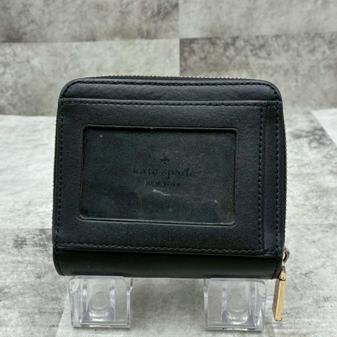 kate spade ケイトスペード 二つ折り 財布 マリーちゃん 黒 ディズニ