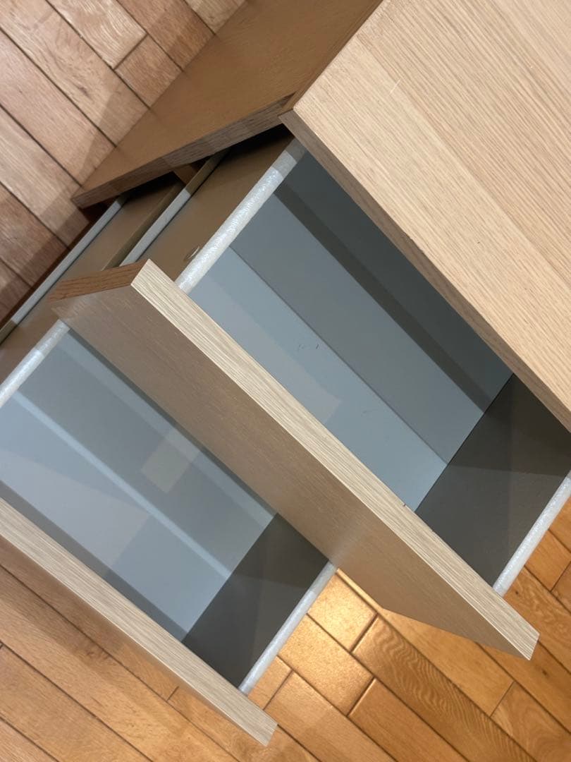 IKEA MALM ホワイトステインオーク 良品