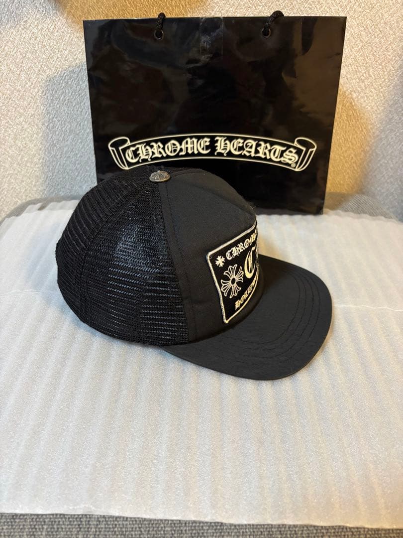 【鑑定済み】クロムハーツキャップ　正規品　ブラック