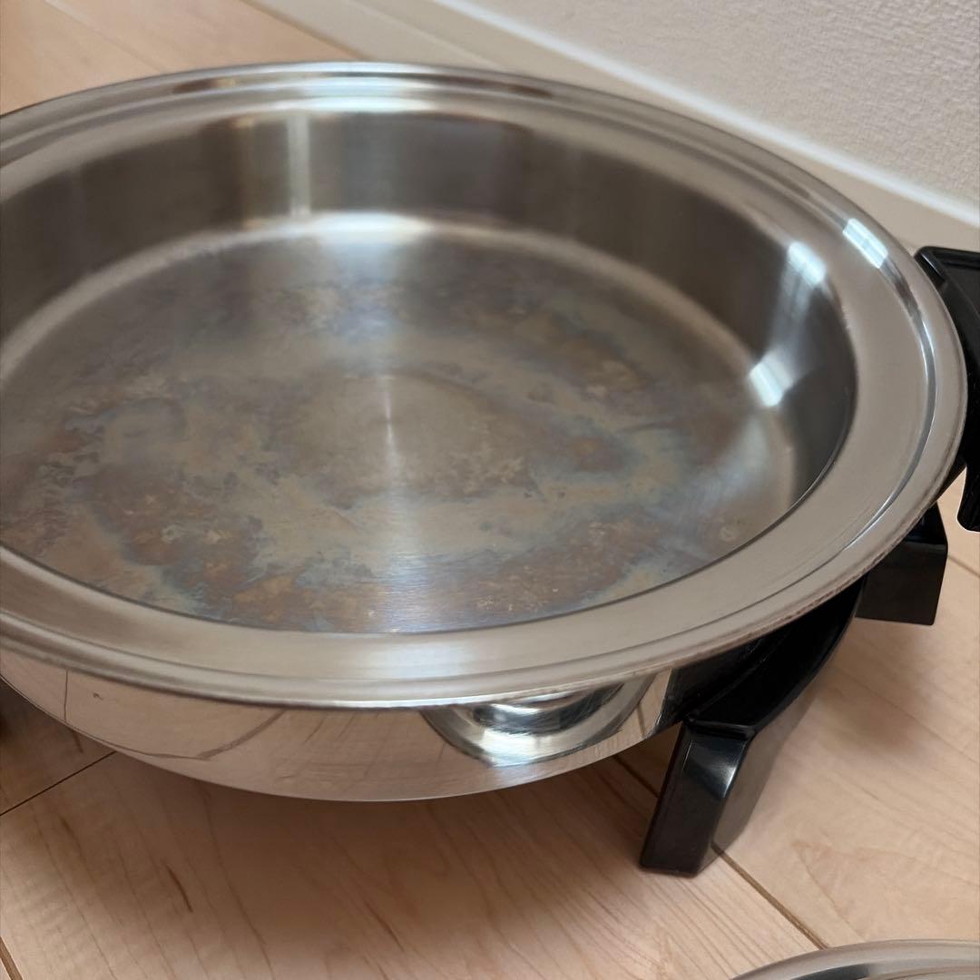 「美品」ロイヤルクイーン　電気フライパン　リキッドコア　電気鍋
