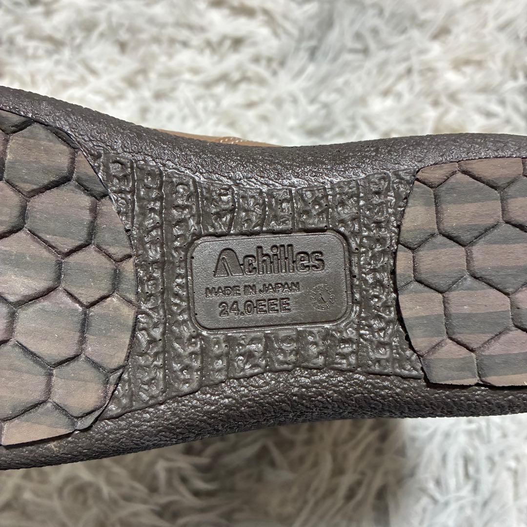 【未使用に近い】アキレスソルボ GORE-TEX 本革 防水 3E 24.0