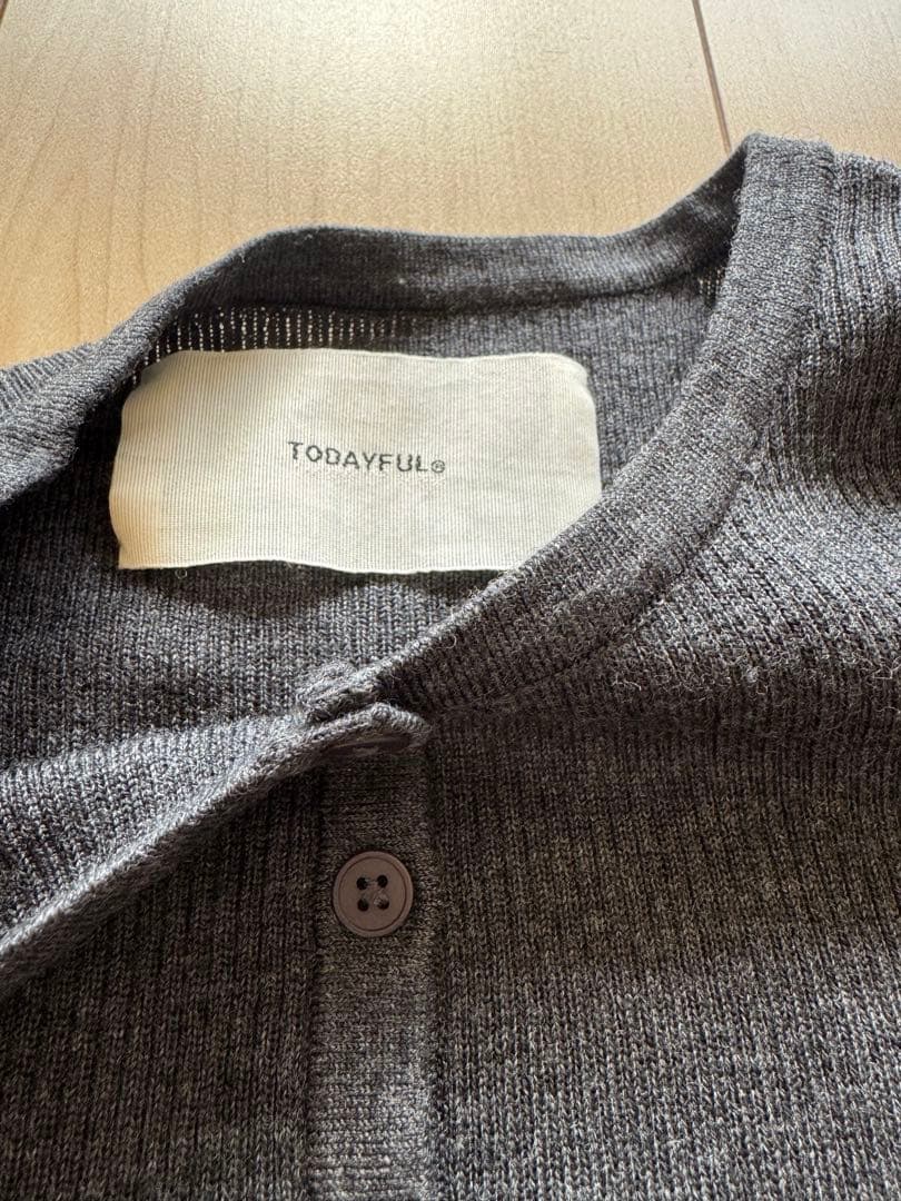 TODAYFUL Silkwool Knit Cardigan美品