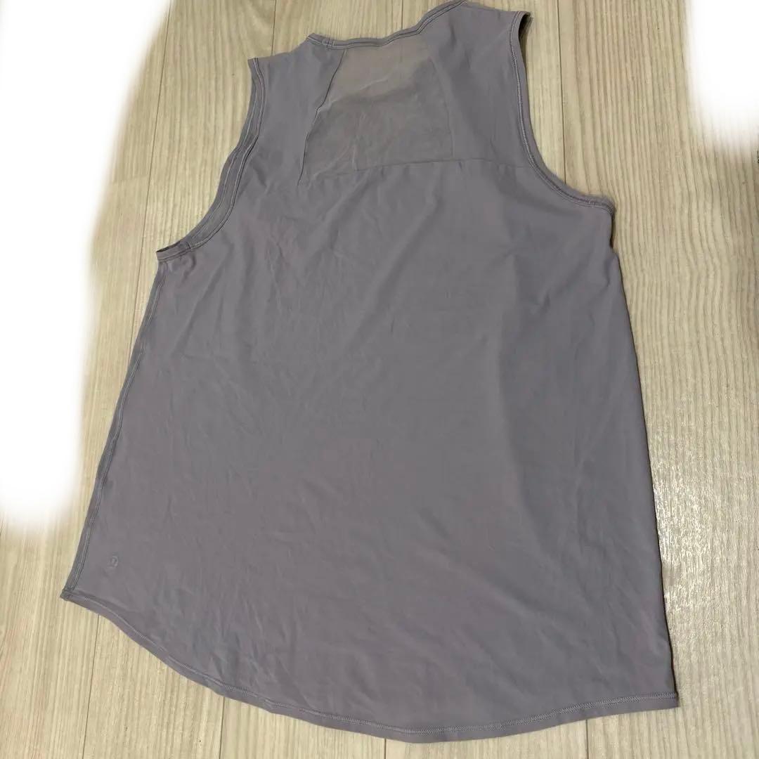 ルルレモン　Sculpt tank 8 モーヴ　グレージュ　ベージュ　グレー