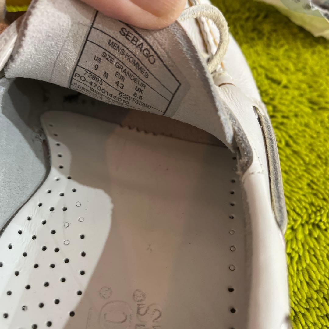 紳士用靴　SEBAGO レザースリッポン　デッキシューズ　サイズUS9
