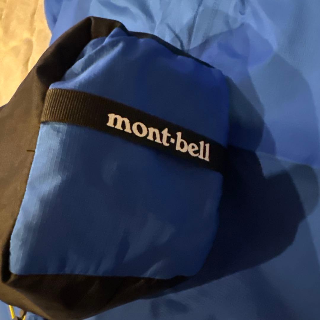 今週末削除。mont-bell 子供用レインウェア 120サイズ 青