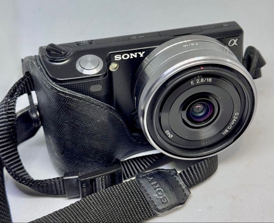 SONY NEX-5 16mm ワイド・魚眼 コンバーター セット 純正ケース付