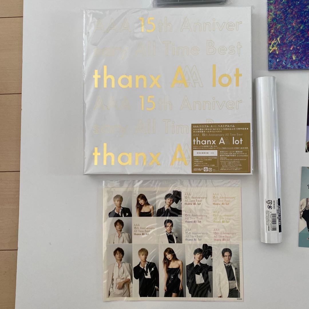 thanx AAA lot.WAY OF GLORY.ブルーレイ CD 銀テ