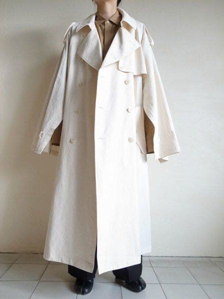 DOUBLE SHADE TRENCH COAT(－)