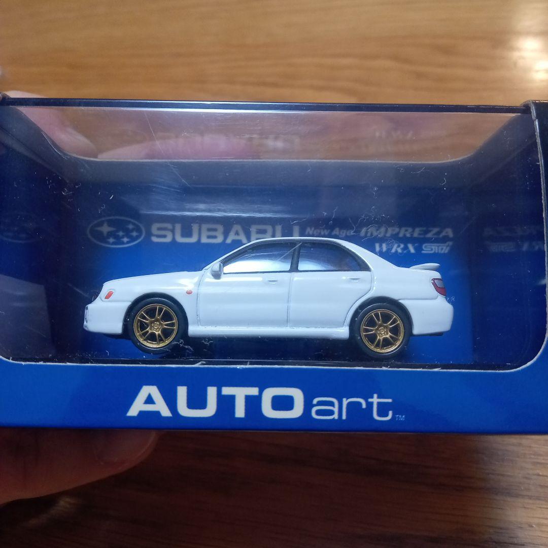 ミニカー AUTOart SUBARU NEW AGE IMPREZA STI 1:64