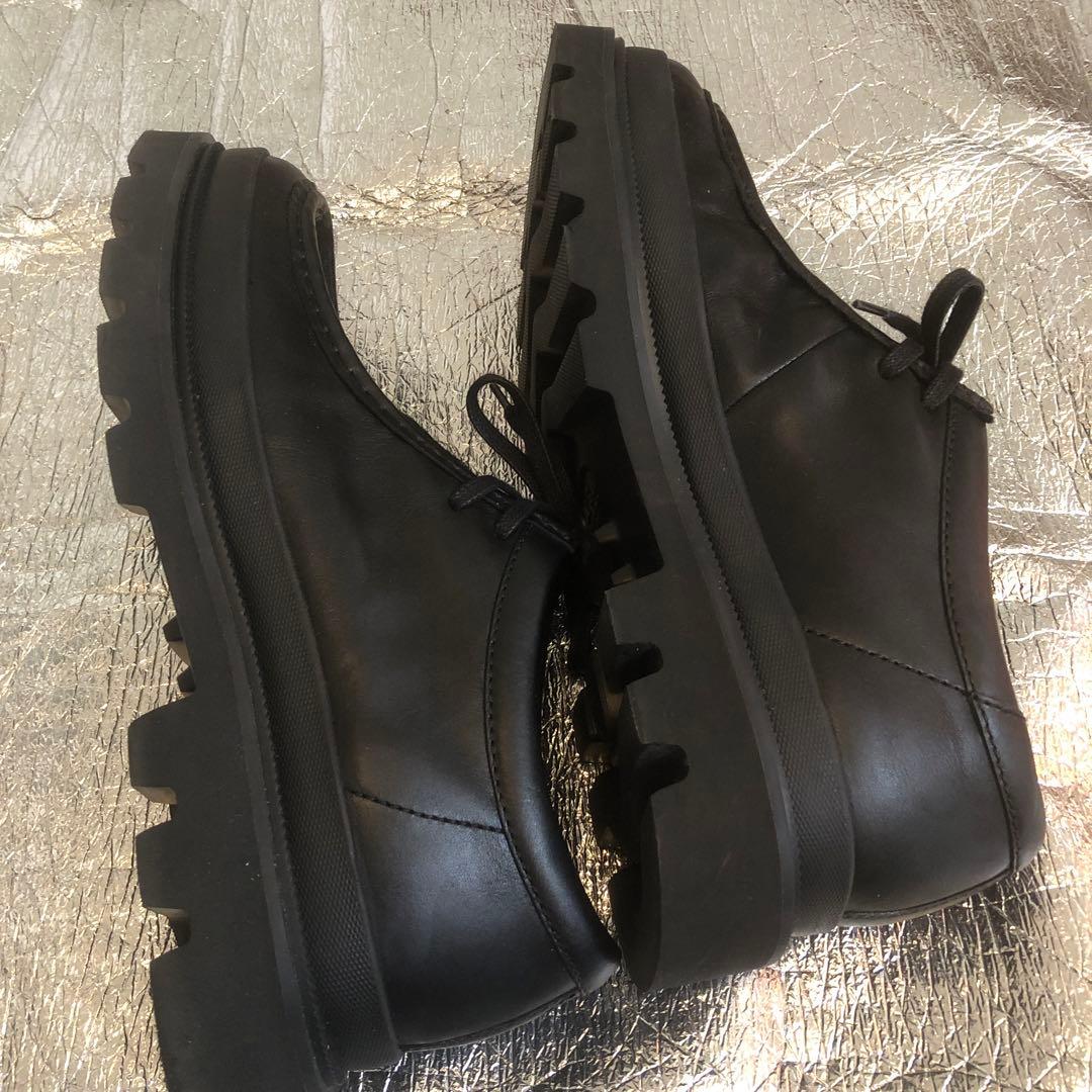Clarks ブラック モカシン デッキシューズ