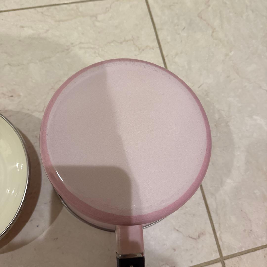 LE CREUSET 片手鍋 16cm ル・クルーゼ　ソースパン　さくら　ピンク