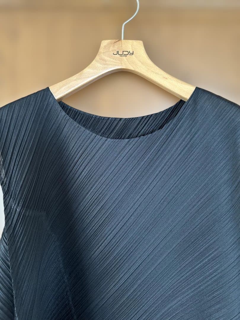 美品✨PLEATS PLEASE プリーツプリーズワンピース アシンメトリー １